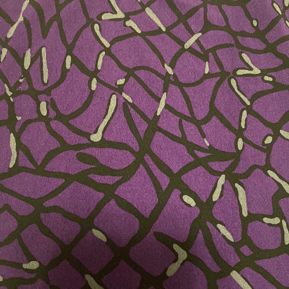 Purple dress top with pattern print - Picture 3 of 6
